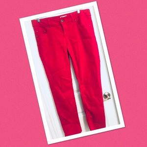 Hot Pink Skinny Jeans by SO